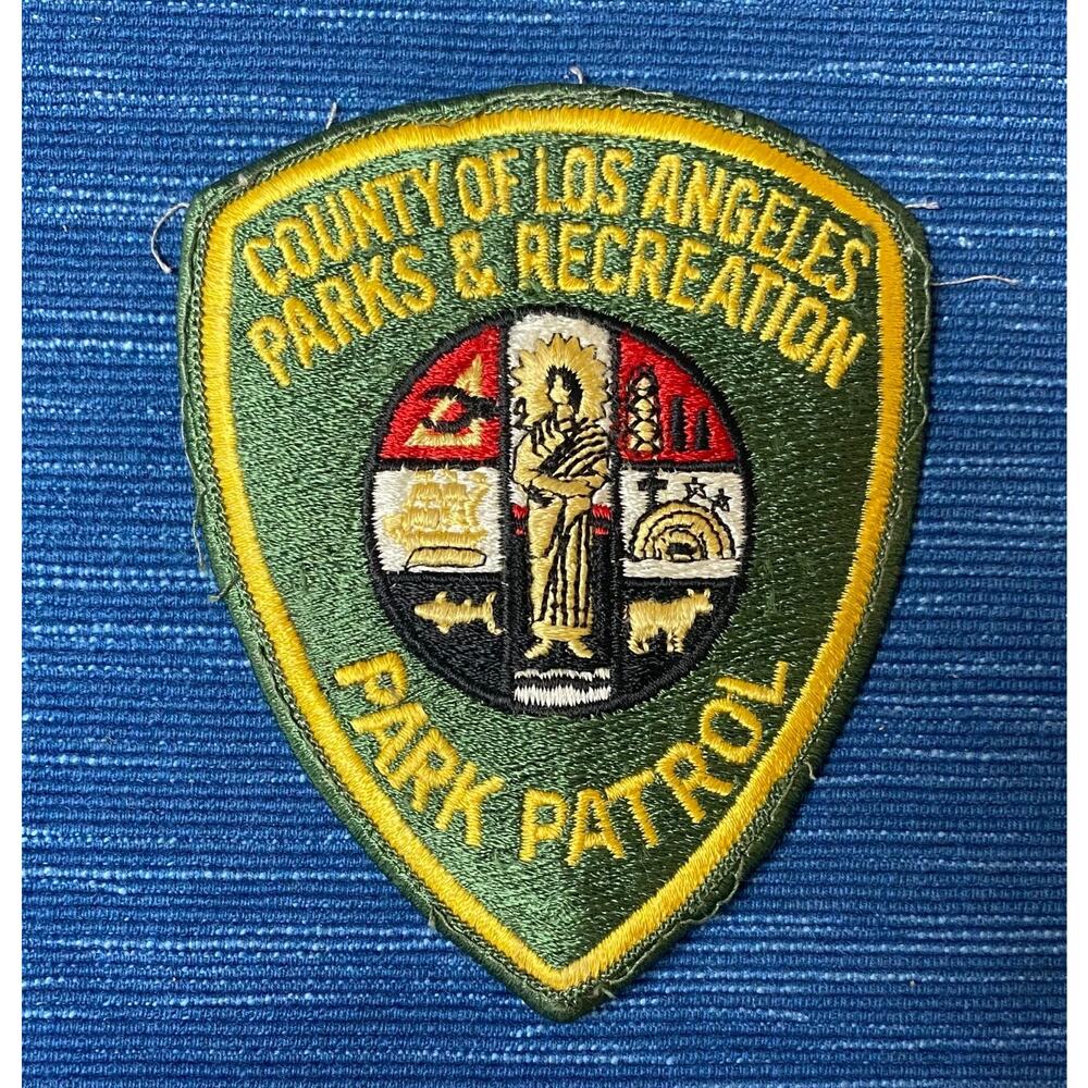 California Los Angeles County Park Patrol Police Patch Defunct Ranger Agency 49B